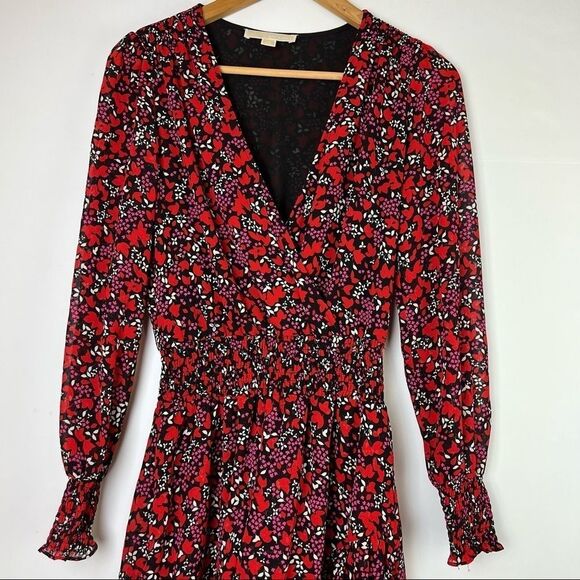 MICHAEL Michael Kors • Smocked Ruffled Dress - Picture 6 of 9